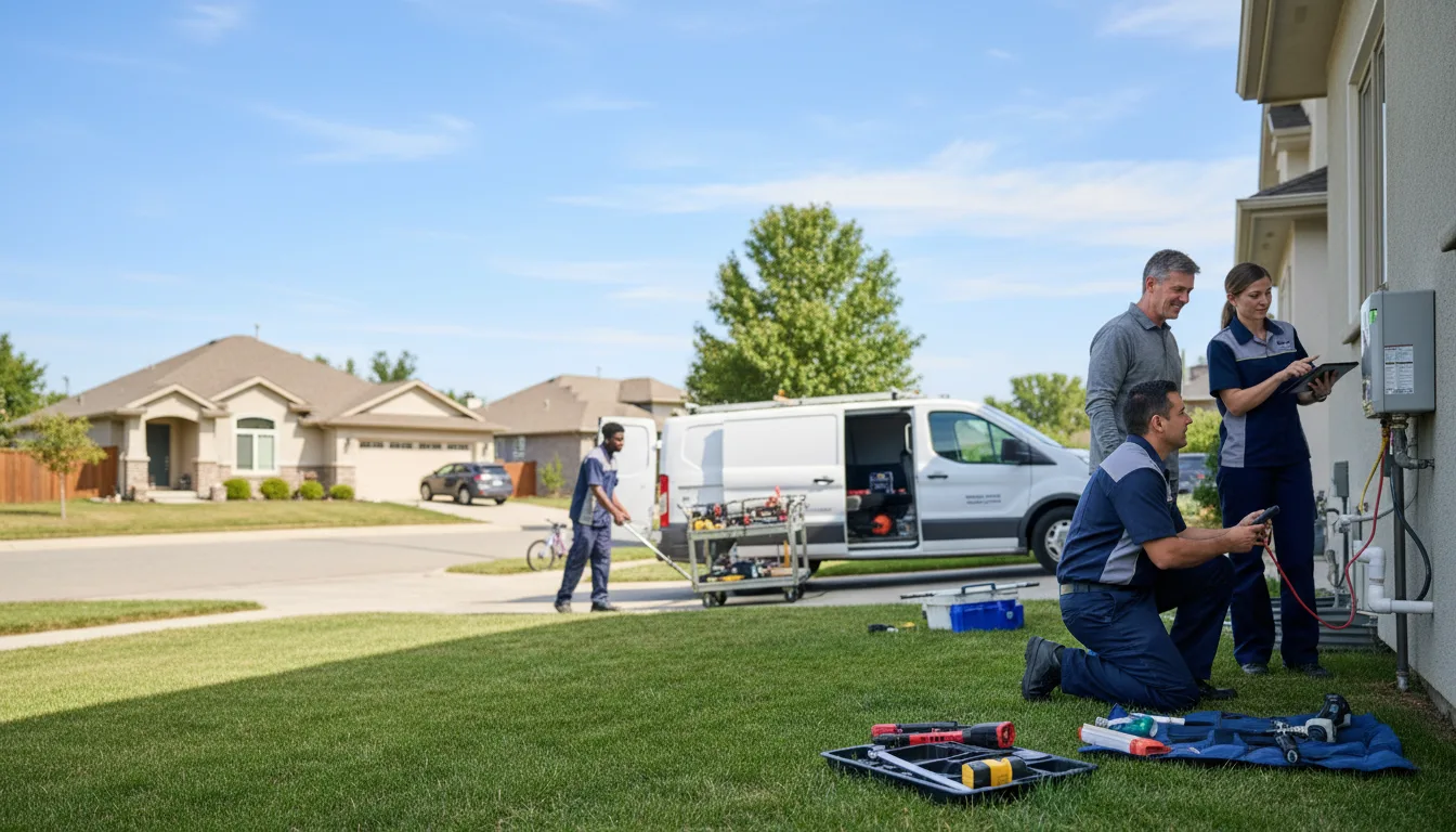 Tankless water heater service in Lostant, IL